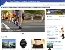 Tablet Screenshot of local.sport-passion.fr